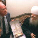 שיח אמין טריף ז''ל יחד עם יצחק רבין ז''ל